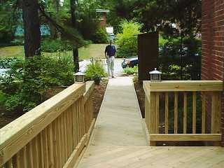 Stuart at the end of the boardwalk